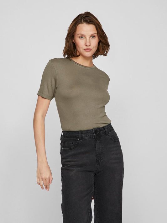 VIALEXIA T-Shirt - Dusty Olive