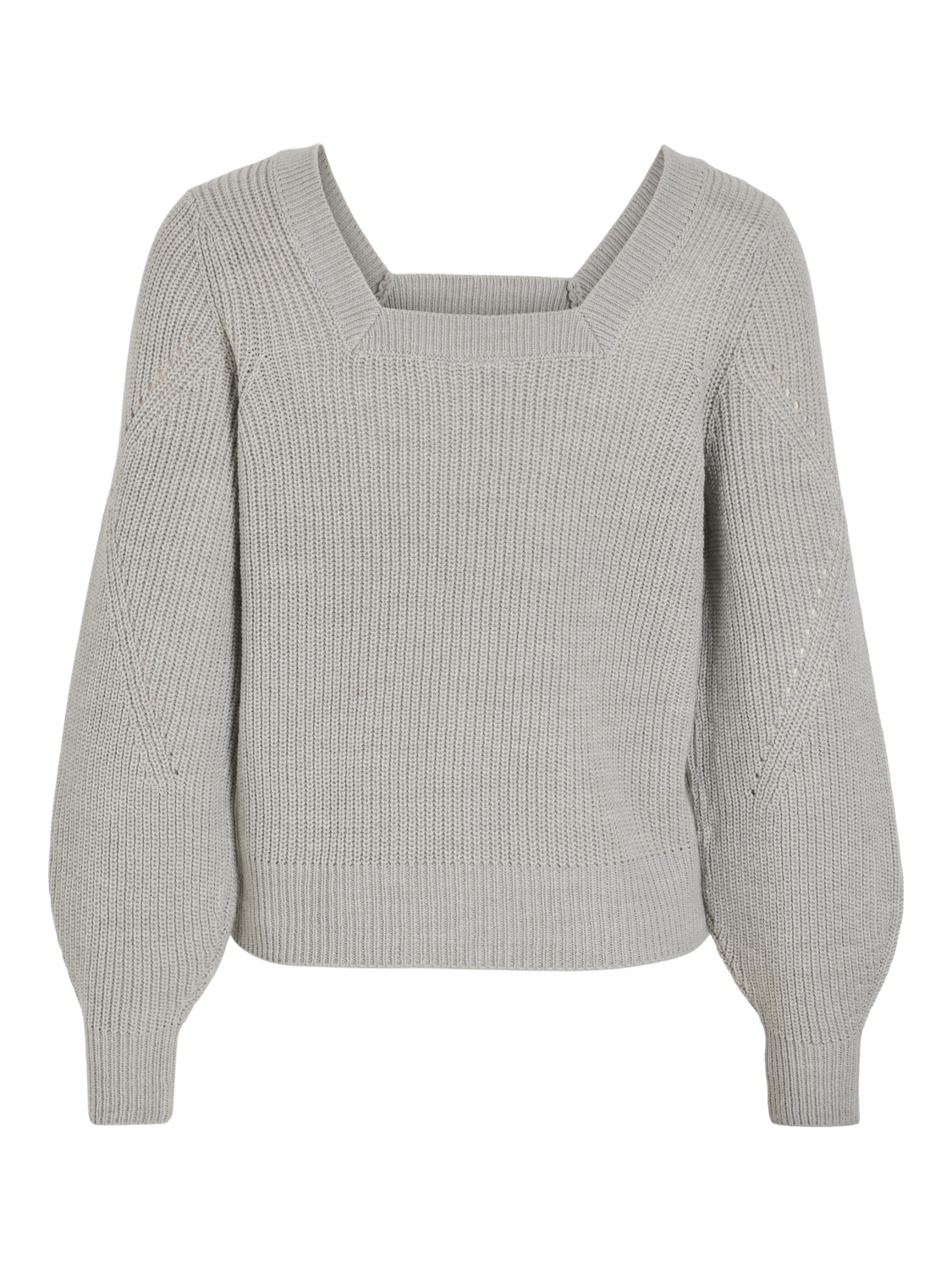 VIOA Pullover - Light Grey Melange